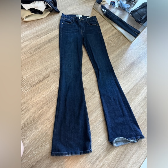 FRAME JEANS size 25 Le High Flare - Picture 1 of 8